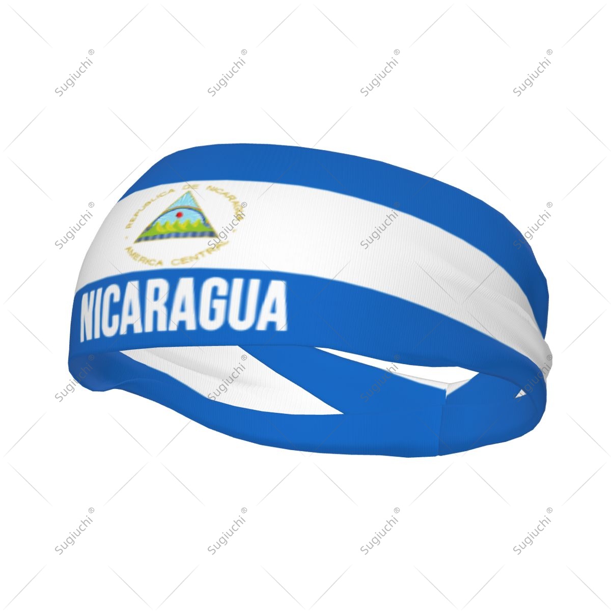 Yoga Fitness Nicaragua - Men Women Nicaragua Flag Elastic Wide