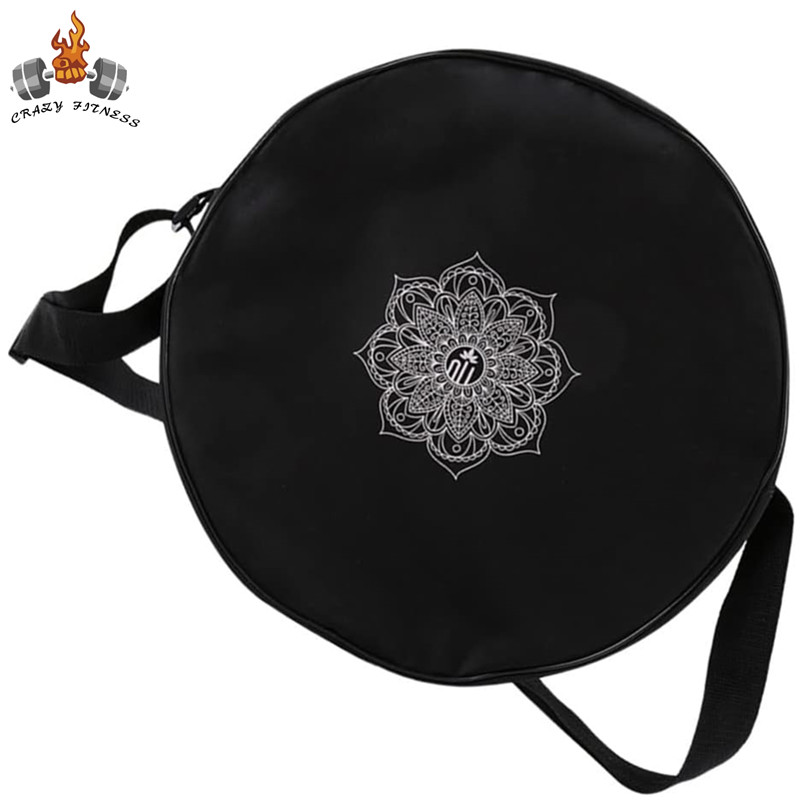 Yoga Fitness Wheel - Yoga Wheel Bag Nylon Black Mandala