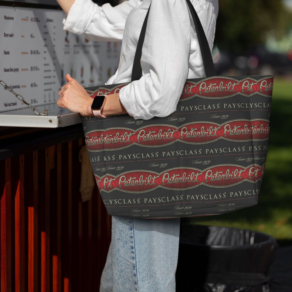 Yoga Fitness Class - Peterbilt Class Pays 1939 Beach Tote