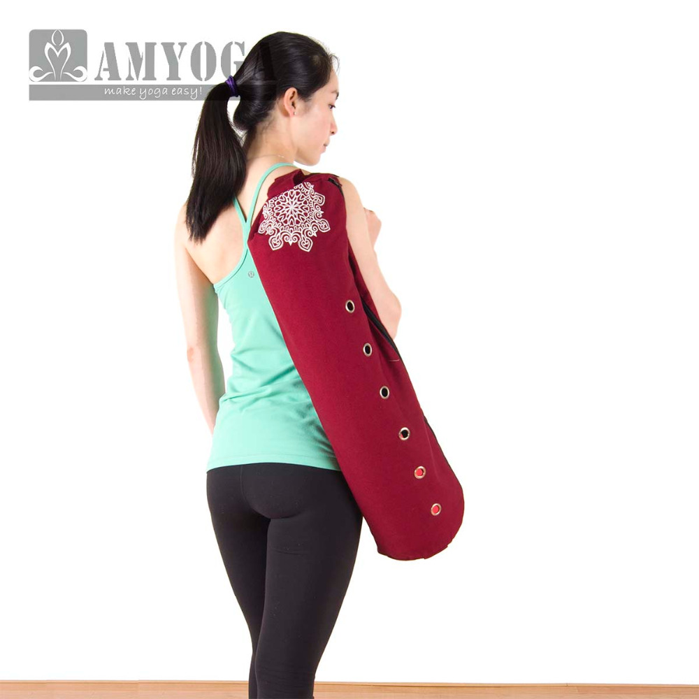 Fitness Yoga - Canvas Yoga Mat Bag Single Shoulder
