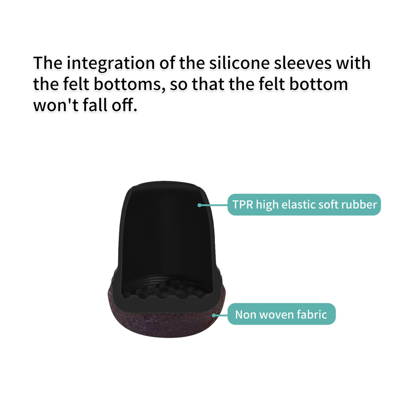16PCS Black Silicone Chair Leg - Sit Up Bar Floor 评论和价格