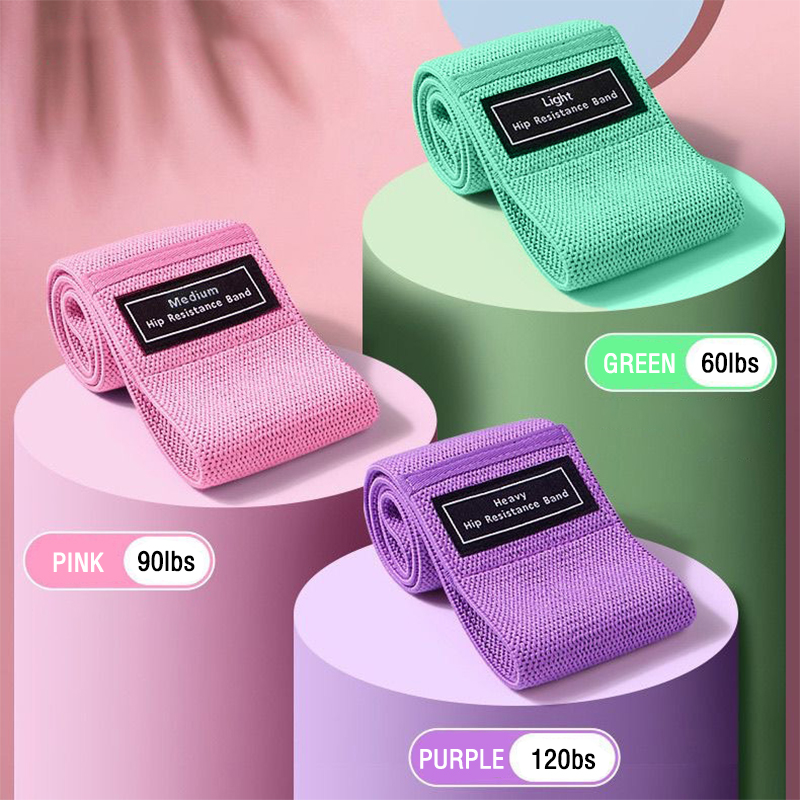 3PCS Fabric Resistance Bands f - Yoga Fitness Class 评论和价格