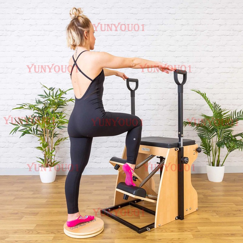 Solid Wood Pilates Rotating Di - Yoga Fitness Wheel 评论和价格
