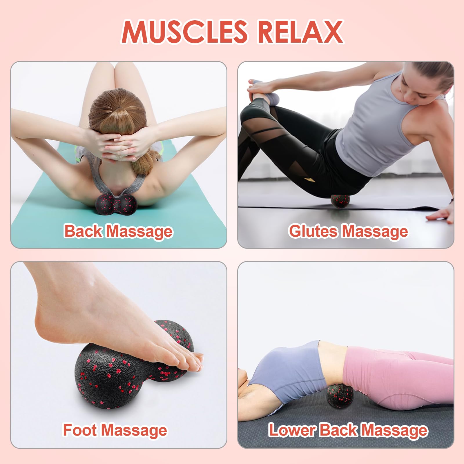Hollow Yoga Roller Massage Pea - Yoga Fitness Wheel 评论和价格