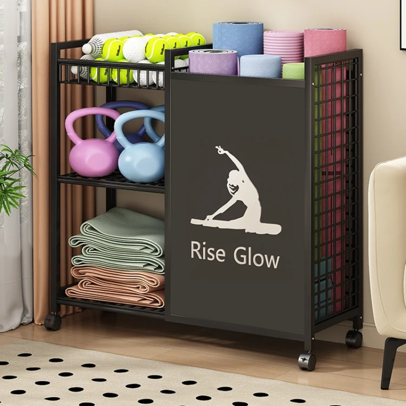 Mobile Fitness Cart with Wheel - Yoga Fitness Wheel 评论和价格