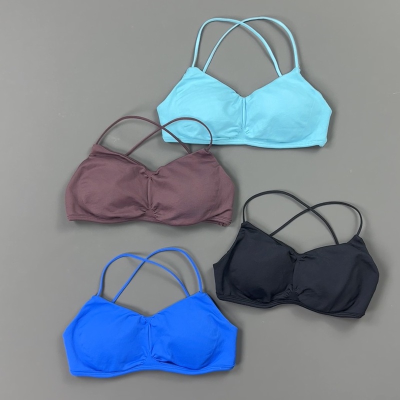 HISTELLO Front Ruched Cross Ba - Yoga Mat For Fitness 评论和价格