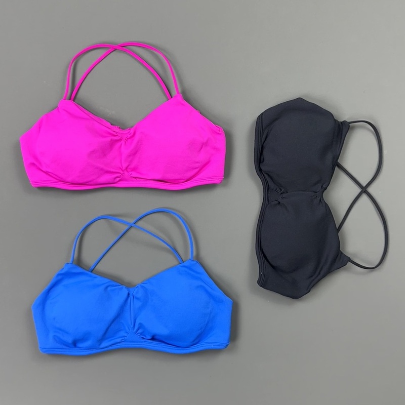 HISTELLO Front Ruched Cross Ba - Yoga Mat For Fitness 评论和价格