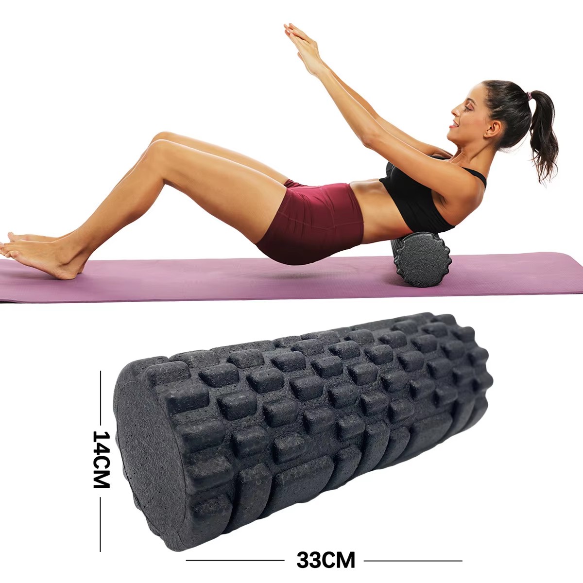 30/33cm Fitness Foam Roller Yo - Yoga Fitness Wheel 评论和价格