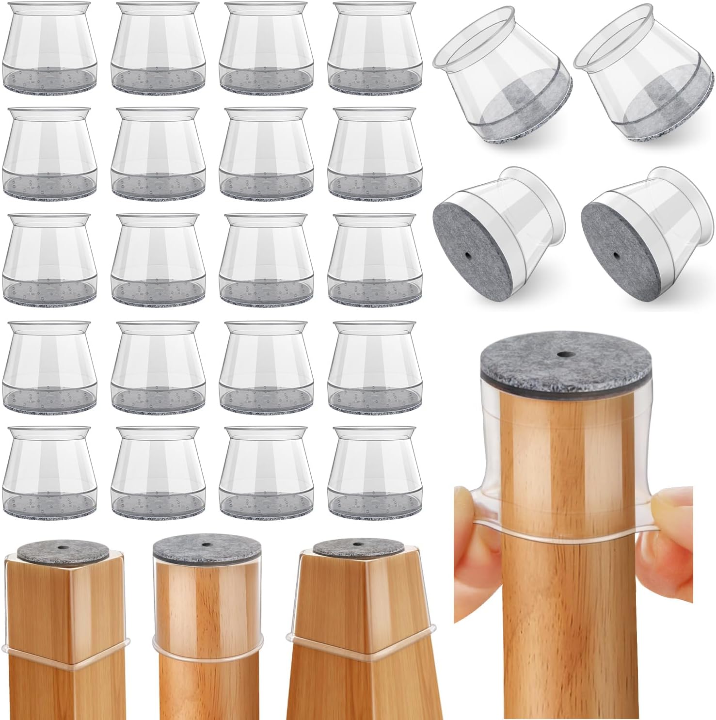 32 Pack Silicone Chair Leg Flo - Sit Up Bar Floor 评论和价格