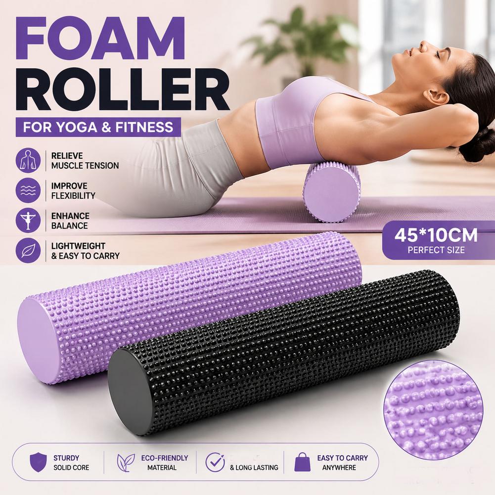 Yoga Foam Roller EVA High Dens - Yoga Fitness Wheel 评论和价格