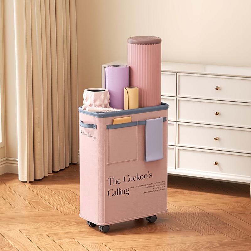 Yoga Mat Storage Basket with W - Yoga Fitness Wheel 评论和价格