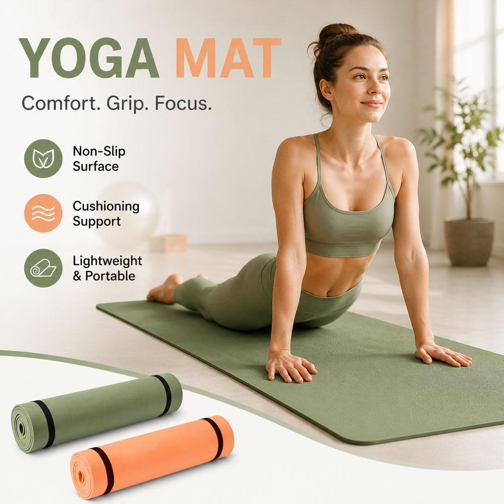 Thick Yoga Mat Anti-skid Sport - Thick Yoga Mat 评论和价格