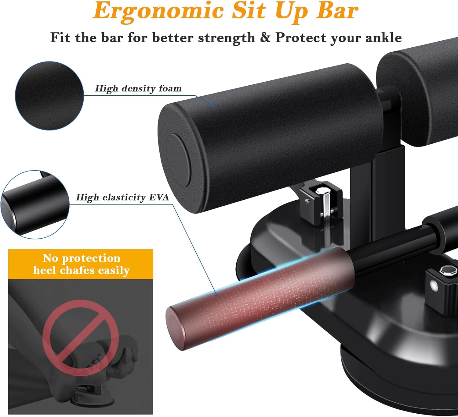Sit Up Bar Floor, Portable Sit - Sit Up Bar Floor 评论和价格