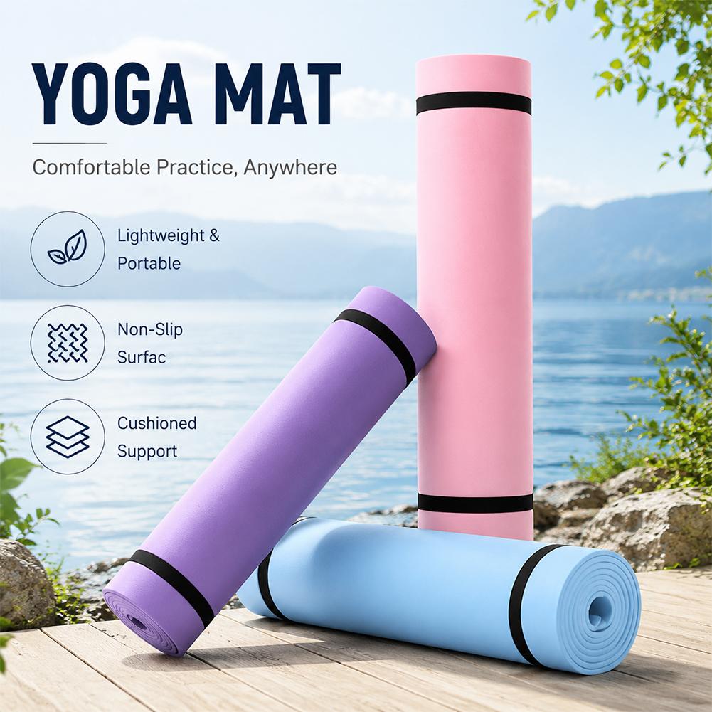 1/2Pcs Thick Yoga Mat Anti-ski - Thick Yoga Mat 评论和价格