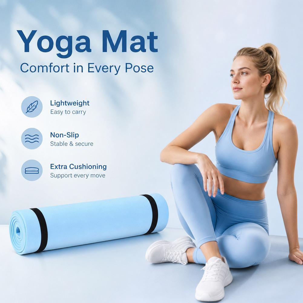 1/2Pcs Thick Yoga Mat Anti-ski - Thick Yoga Mat 评论和价格
