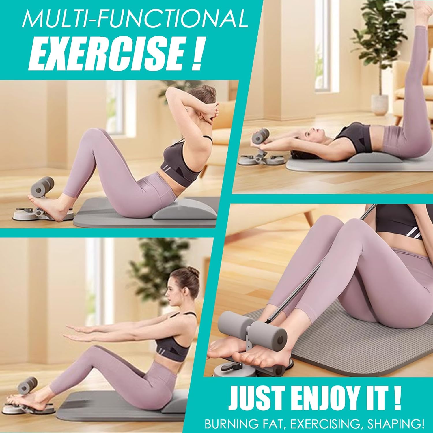 Sit Up Bar Foot Holder,Portabl - Sit Up Bar Floor 评论和价格